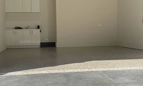 custom epoxy design for garages